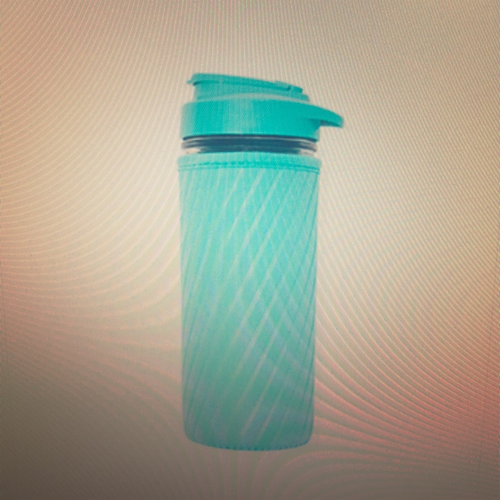 Turquoise Masontios Glass water bottle